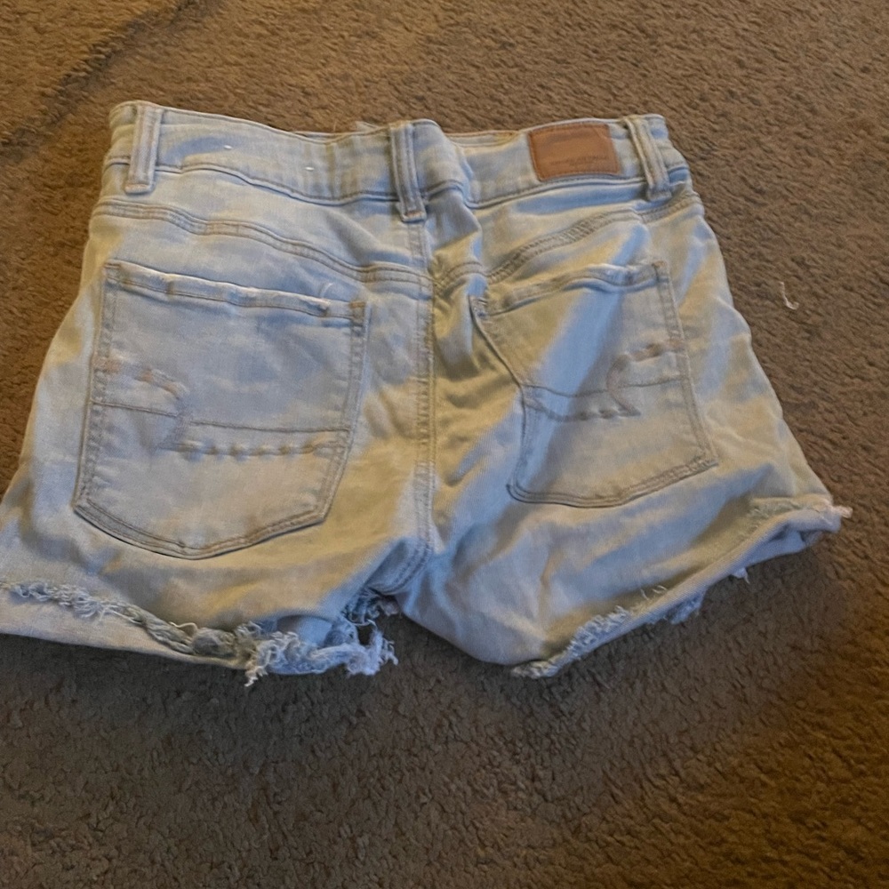 American eagle light washed blue Jean shorts